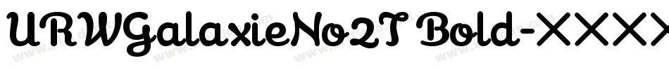 URWGalaxieNo2T Bold字体转换